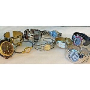 Lot of 10 Women's Fashion Watches Michael Kors, Citizen, XOXO Not Working